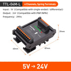 ENMG Differential Signal Converter TTL to HTL Differential to Open Collector Single-Ended Pulse NPN PNP Compatible 5V to 24VDC.