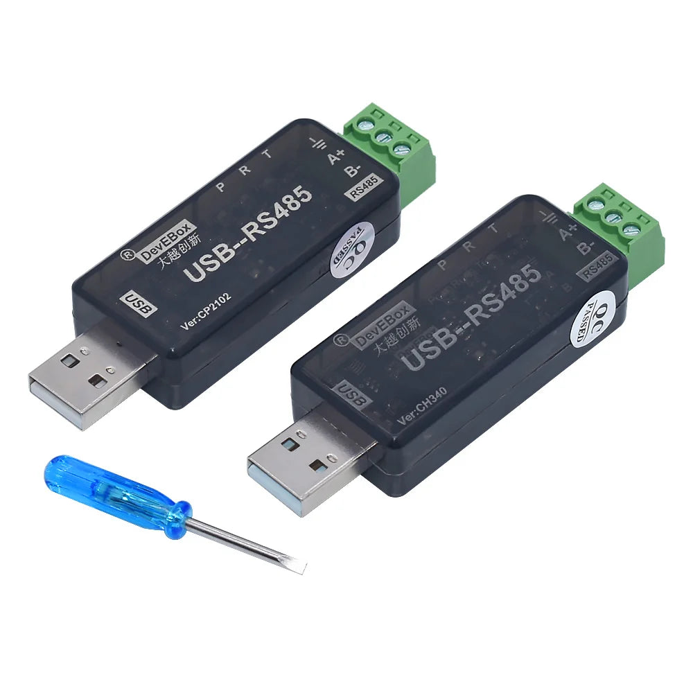 NEW CH340 CP2102 USB to RS485 serial port Industrial grade1500VRms transmission distance up to 1200 meters tested under 9600bps