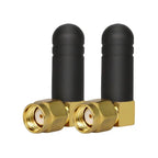 2PCS 2.4G Mini WiFi Antenna 2dBi SMA Male Connecter for Motherboard  Modem USB Adapter AP Client FPV Transmitter Extender