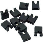 200PCS Jumper Caps Kit 2.54mm Long Handle Circuit Board Short Circuit Cap Pin Blocks for Arduino Raspberry Pi Electronics