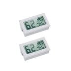 Mini Digital Hygrometer Gauge Thermometer, LCD Temperature Humidity Meter for Humidors Greenhouse Jars Grow Tent Box Garden