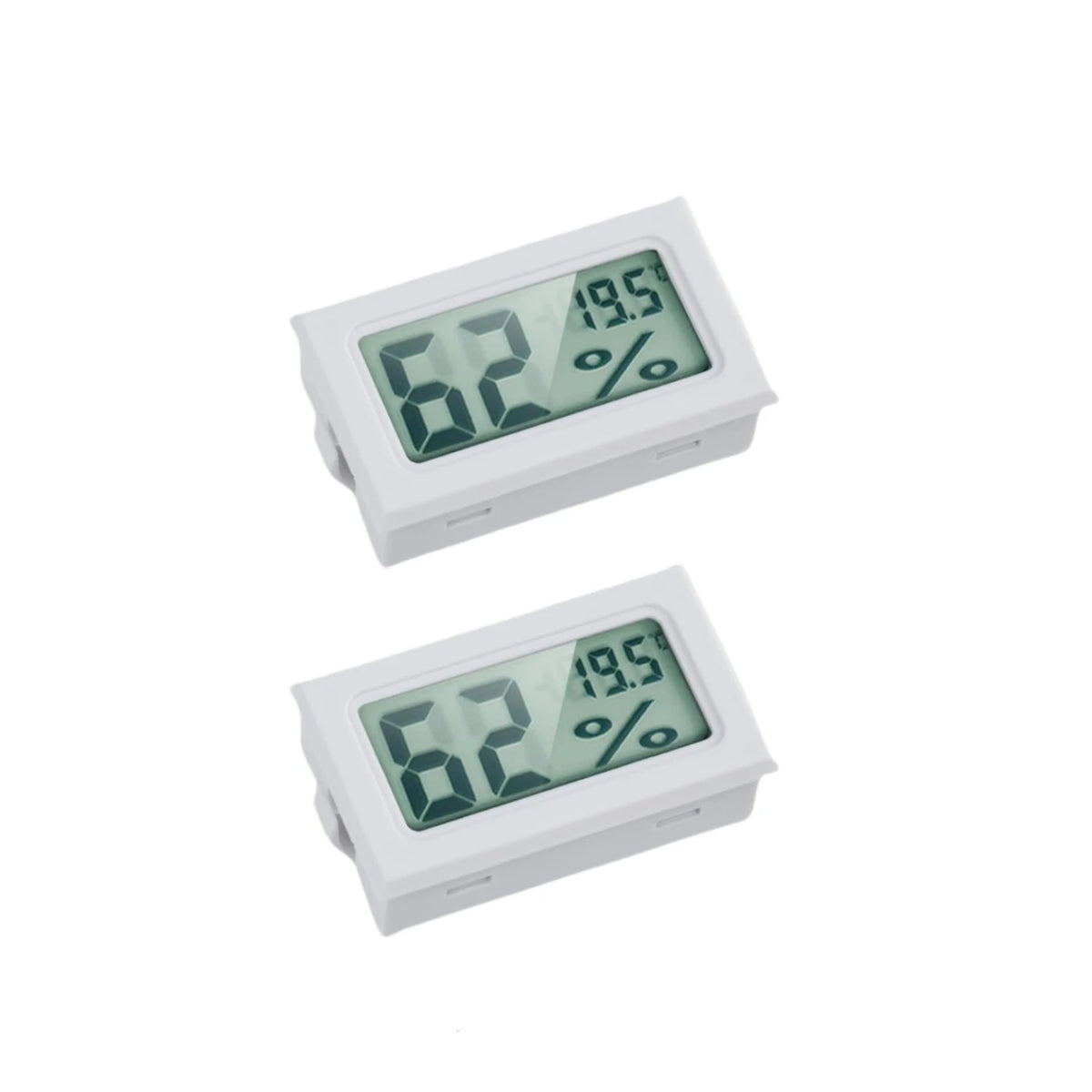 Mini Digital Hygrometer Gauge Thermometer, LCD Temperature Humidity Meter for Humidors Greenhouse Jars Grow Tent Box Garden