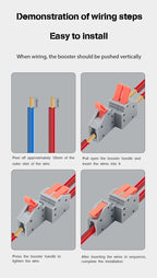 1/5PCS Wire Connector Electrical Cable Led Connectors Mini Terminals Blocks Quick Wiring Push-in Docking Butt Electrician Tools