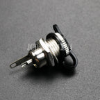 1/2/5PCS DC099 5.5*2.1 5.5*2.5  DC Power Jack Socket Female Panel Mount Connector metal 5.5 mm x 2.1mm With Waterproof Cap