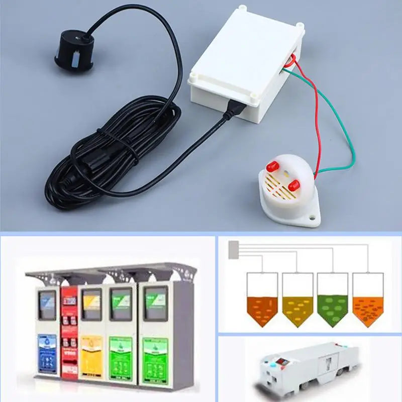 Ultrasonic Ranging Sensor With Buzzer Relay Output Distance Measuring Module Adjustable Range 5cm-500cm Reversing Radar Sensor