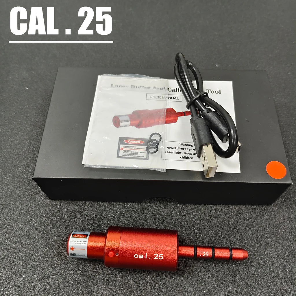Tactical Dual-purpose Magnetic Suction 22LR 9mm 7.62x39 12GA Laser Training Bullet Red Dot Bore Sight Laser Dry Fire Snap Caps