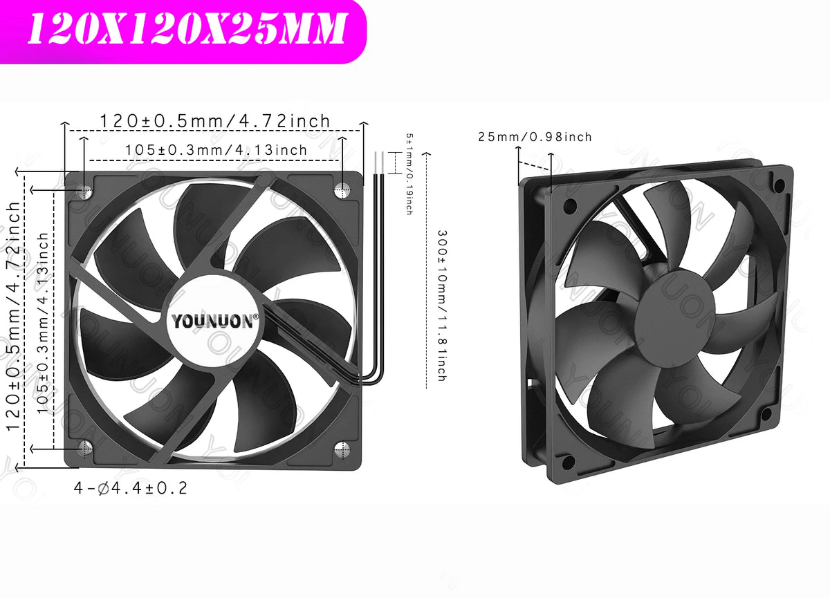1PCS EC Brushless Fan 6025/8025/9225/12025/12038/12032 AC 110V 115V 120V 220V 240V Cooling Cooler Fan AC Axial Fan