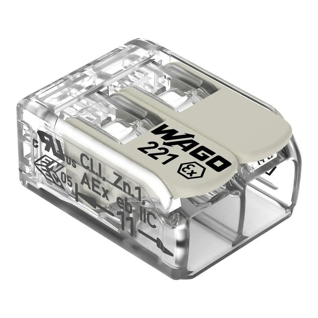 WAGO 221‑482 483 485 682 683 685 Ex‑eb Splicing Connector Lever Terminal Block ATEX IECEx Hazardous Area 0.14‑4/6mm²