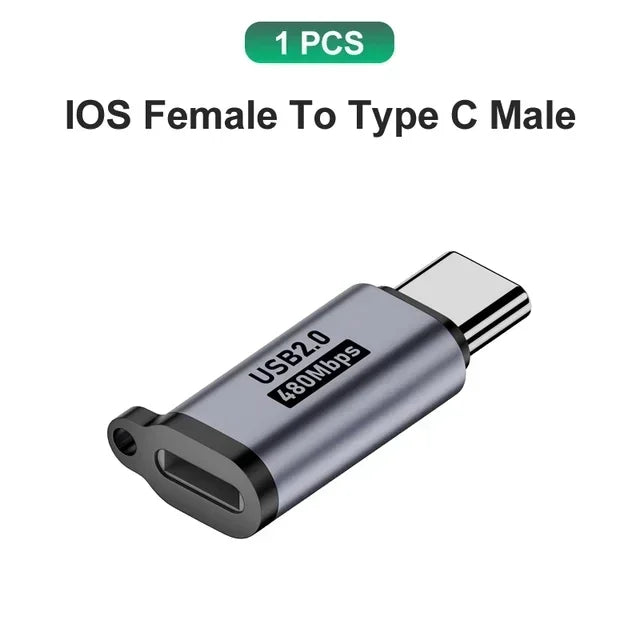 USB C Adapter Type C To Micro To Mini USB Female Converters for IPhone 14 13 Xiaomi Samsung for Lightning Male Charger Adapter