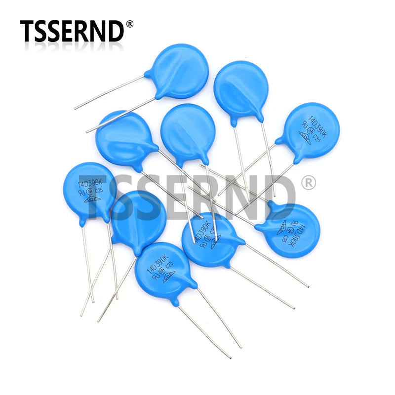 250pcs varistor piezoresistor 20D470K 20D121K 20D201K 20D221K 20D271K 20D391K 20D431K 20D471K 20D561K 20D681K 20D821K 20D102K