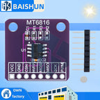 MT6816 High-Speed and High-Precision Magnetic Encoder Magnetic Induction Angle Measurement Sensor Module