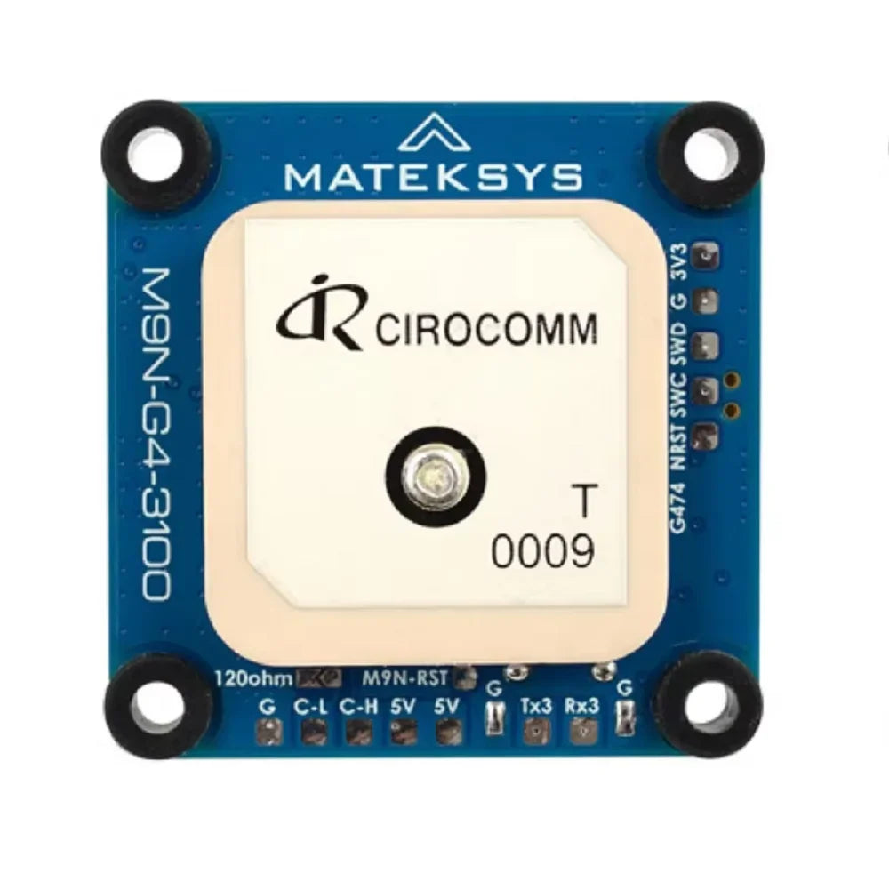 Matek M9N‑G4‑3100 GNSS Module NEO‑M9N RM3100 Compass DroneCAN CAN FD AP_Periph 4.5‑5.5V For ArduPilot Fixed‑Wing VTOL FPV Drone
