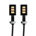 2/4Pcs Universal 12V 3LED 5730 SMD Motorcycle Car License Number Plate Light Frame Holder Bracket Tail Tidy Lamp Screw Bolt Bulb
