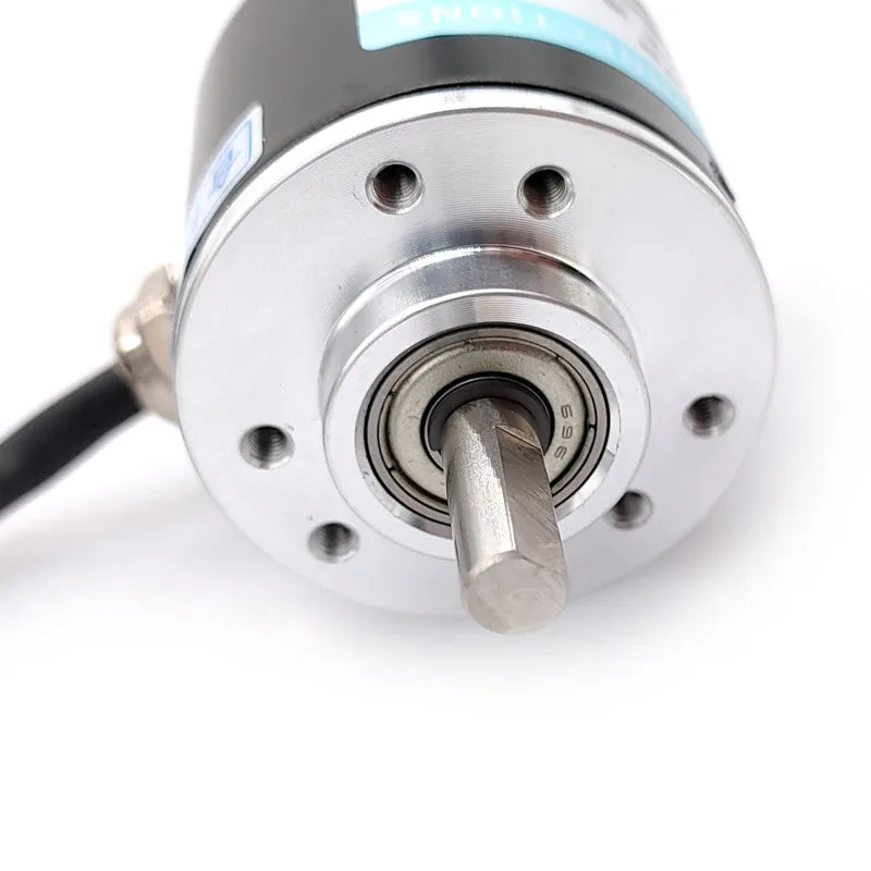 38S6G5-B-G24N Rotary Incremental Encoder AB 2 Phase Connection 50/100/200/360P/R 5-24V Solid Shaft DC Open Collector Output NPN