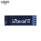 128x32 OLED Screen Module 0.91" Blue White LED LCD Display IIC I2C Communication Board