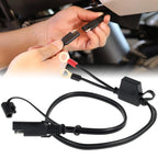 Quick Release Sae Cable 12v Charger Cable for Motorcycle Battery Terminal to Sae O-Ring Ring Terminal for Motorcycle Car