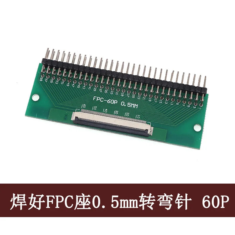 1PC FFC/FPC Adapter Board 0.5mm To 2.54mm Connector Looper 6/8/10/12/20/24/26/30/34/40/50/60/80-pin Flexible Cable Adapter Board