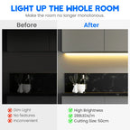 Wall Touch Wifi Bluetooth COB LED Neon Strip Light 220V Dimmable 23key Remote Control Power Kit AC 220V 288LED/m Waterproof Rope