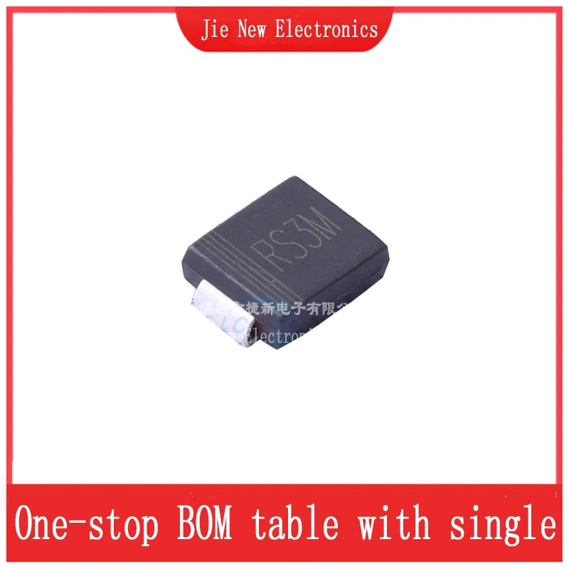 50PCS/LOT SMC DO-214AB ES5A ES5A ES5J ES3J RS5M  RS3M ES5D ES3D ES5G ES3G 3A 5A 200V 400V 600V 1000V 1KV SMD Fast Recovery Diode