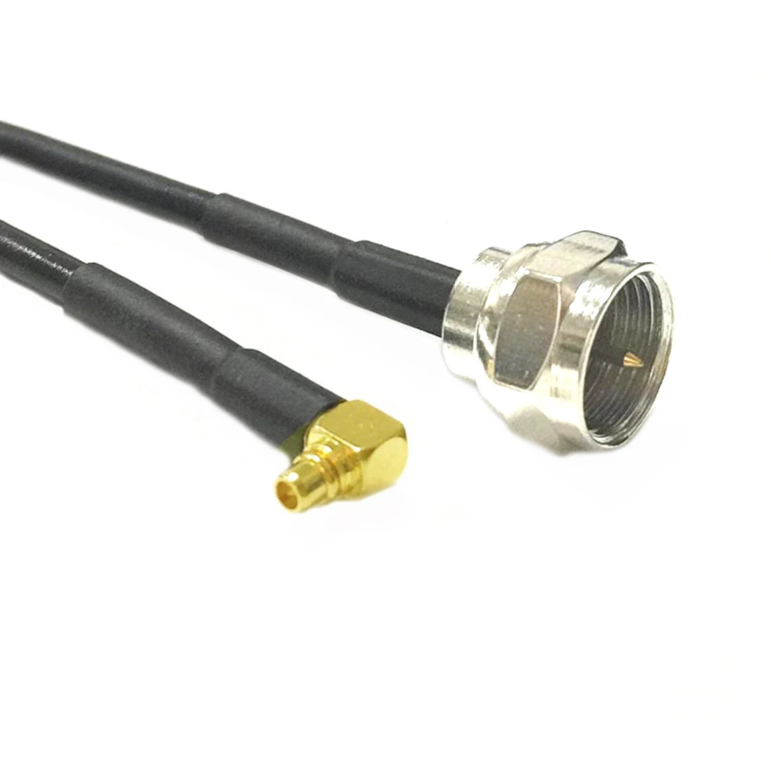 New F Male Female Jack Switch MMCX  Male Plug Right  Angle  RF Coax Cable RG174  Wholesale  Cabl Adapter
