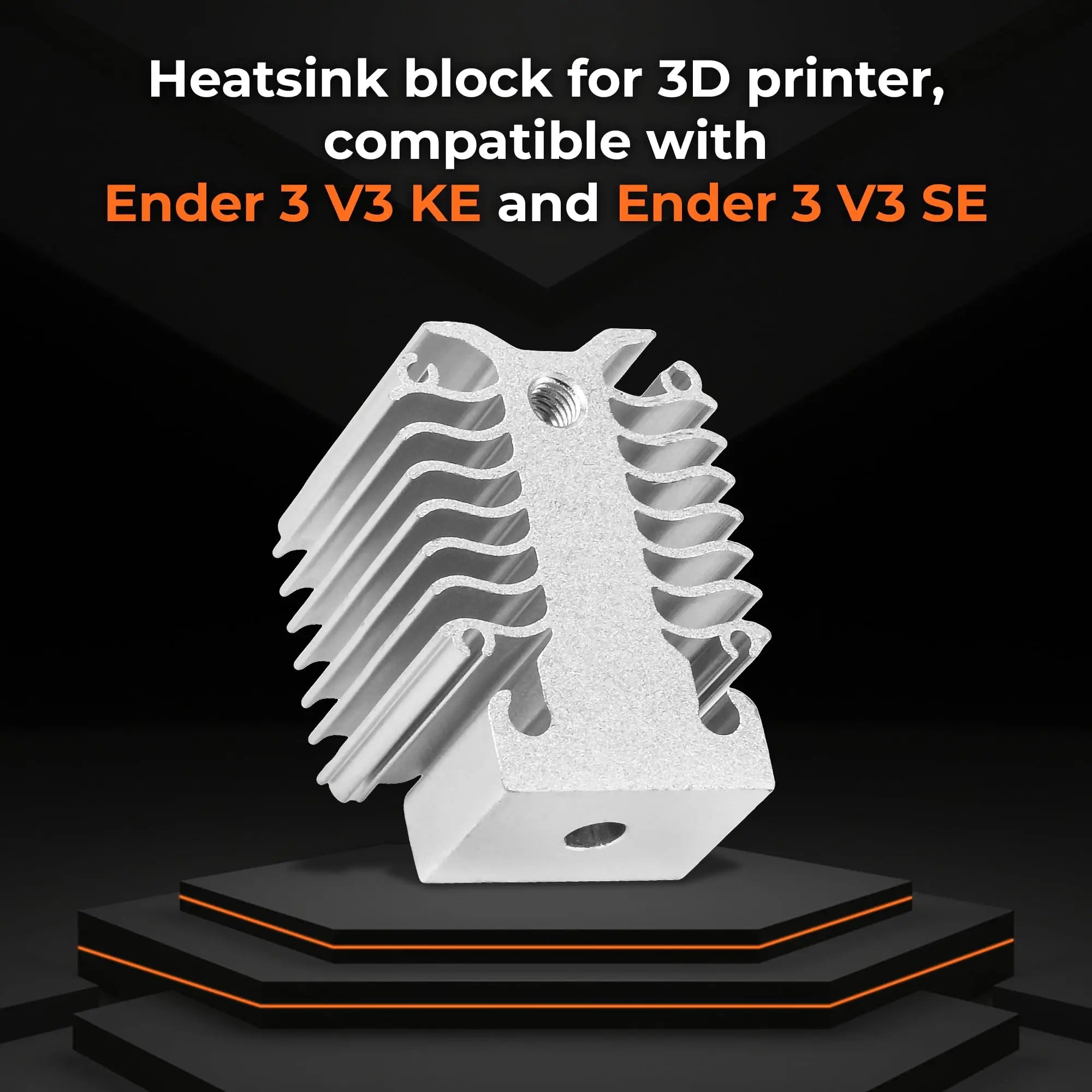 Creality Ender 3 V3 SE Hotend Kit, and Extruder Hotend Heater Block /Heatsink/Thermistor/Heating Rod Tube for Ender3 V3 SE