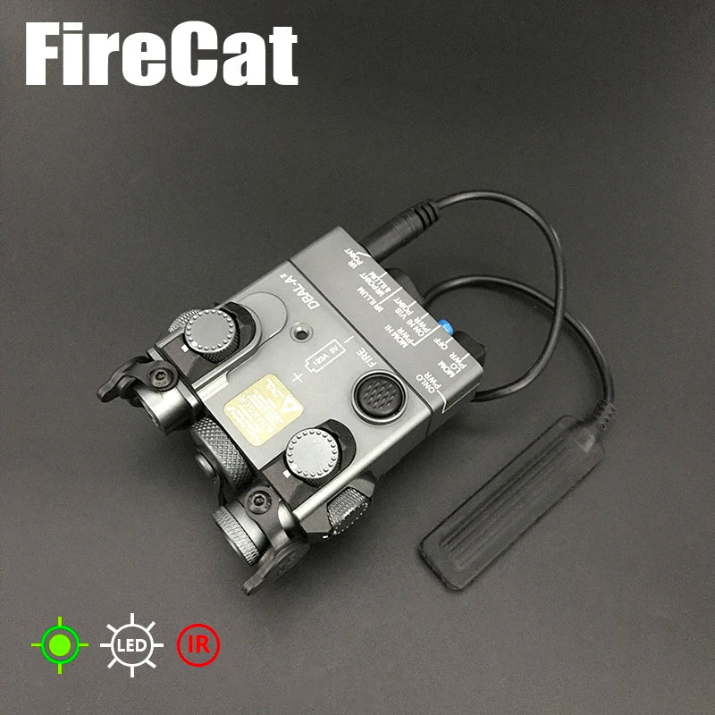 Sotac Full Metal DBAL-A2 Red Green Laser Sight Advance 2 Visible / IR Dual Beam Aiming PEQ-15 Otal Infrared Laser Light Airsoft
