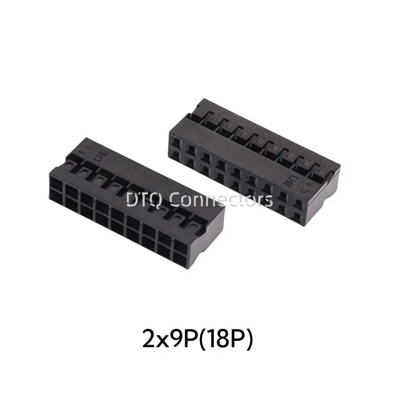 20PCS/Lot Dupont 2.0 Housing Plastic Shell 2.0mm Pitch Double Row Dupont Connector 2x2P/2x3P/2x4P/2x5P/2x6P/2x7P/2x8P