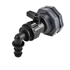 Rain Barrel Overflow Kit, 3/4 Inch Rain Barrel Valve, Barbed Fittings Connectors Tee Elbow Water Pipe Fittings