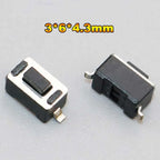 10PCS Tactile Push Button Switch Car Remote Control Keys Button Touch Micro Switch Momentary SMD DIP 2*4 3*6 4*4 6*6
