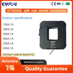 QL Series SCT4333QL Input 100A 200A 300A 400A 500A 600A Output 1A/5A Accuracy 1% Split Core Current Transformer