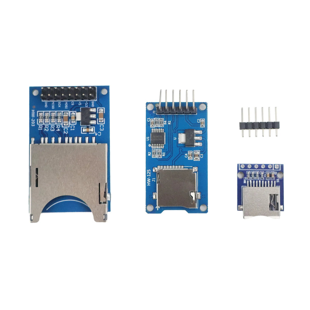 Micro SD Card Reader Module Micro TF / Standard SD / MINI SD SPI Interface Level Shifter 3.3V 5V Data Logger for Arduino ESP32