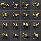 1/3/5piece SMA Male Female RF Straight Connector 90 Degree Right Angle Tee Type 3Way Splitter RPSMA To RP-SMA Male Adapter