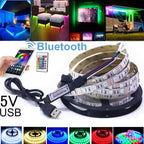 5M USB LED Strip Light 5V 3528 1 Meter 5 Meter White Warm White Pink Green Blue Red SMD RibbonKitchen Light Under Cabinet Lamp