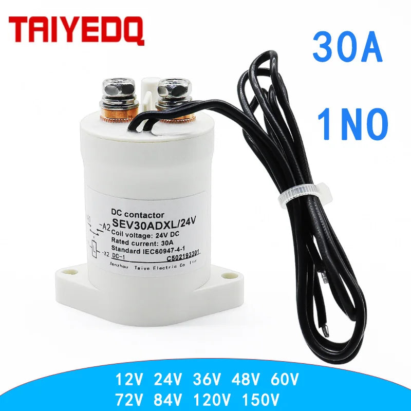 1000V High Voltage HV 30A Charging Station DC Contactor Direct Current DC Power Electric Relay SEV30AD 1NO