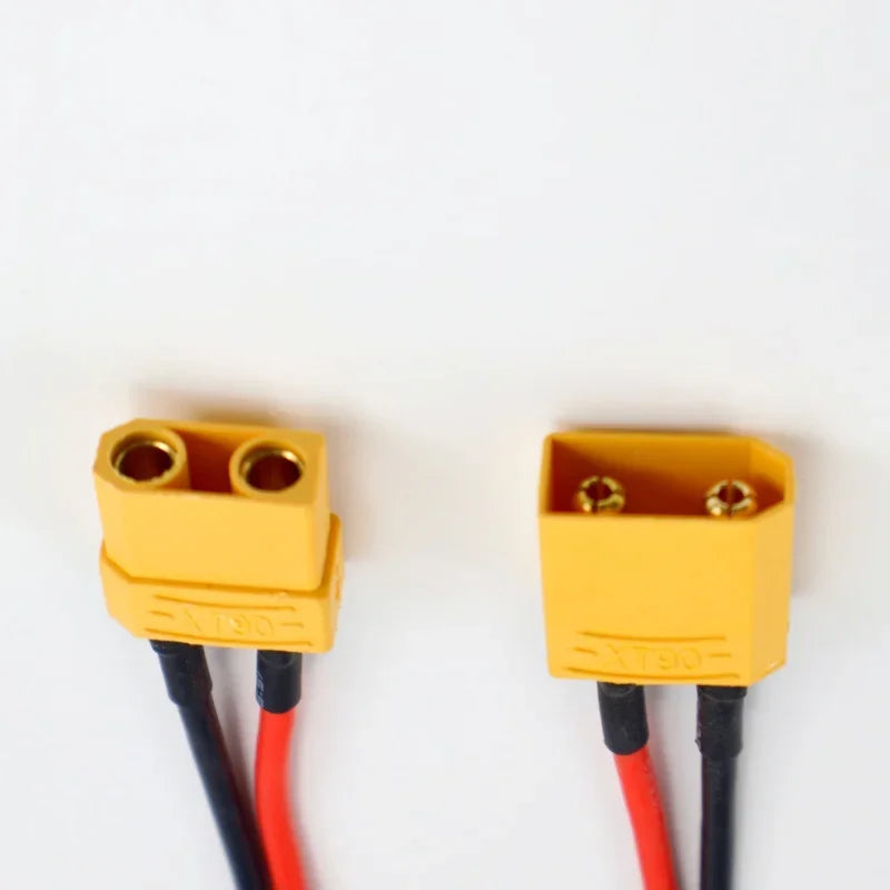 1/2/5 pcs Male XT90 To Female XT60 Battery Adapter 14awg RC Battery Charging Cable Suitable for ISDT Type Chargers