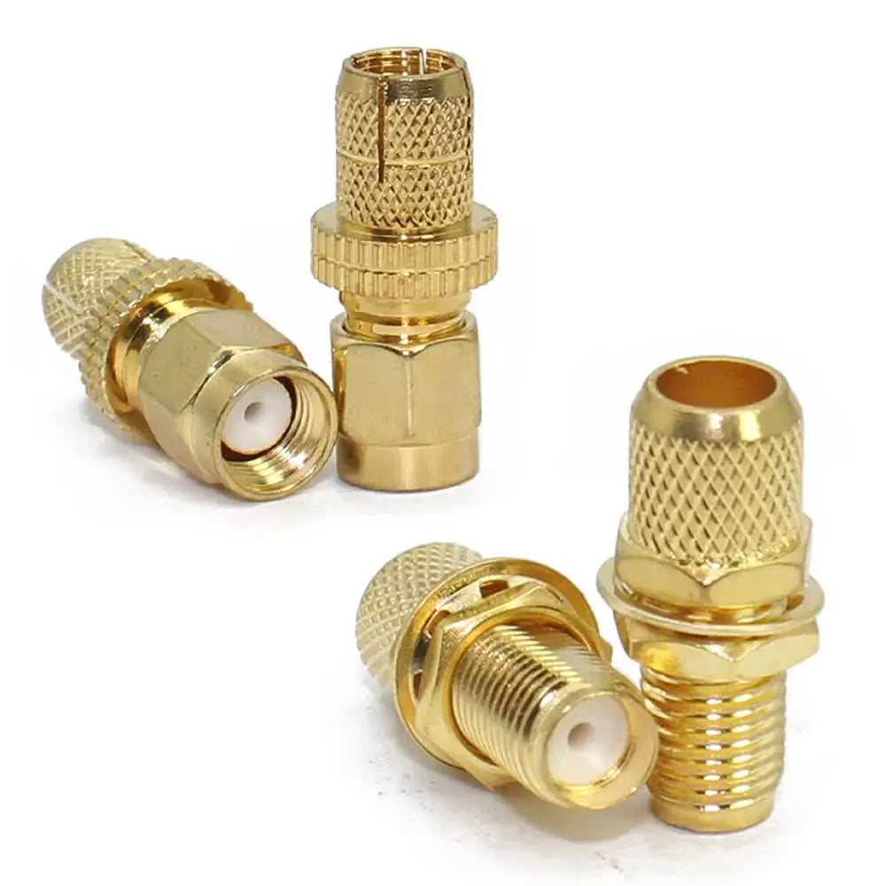 SMA RPSMA Male Plug Female Jack Crimp RF Coaxial Connector Bulkhead RP SMA 5D-FB 50-5 RG5 RG6 LMR300 Cable Wire Terminals 50ohm