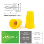 DIY GO 200PCS Quick Wire Connector Screw Cap Terminals, Electrical Equipment Connectors, Wire Connector Terminals, AWG 22-10