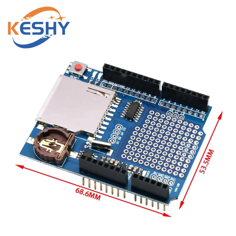 Data Logger Module Logging Recorder Shield V1.0 for Arduino UNO SD Card