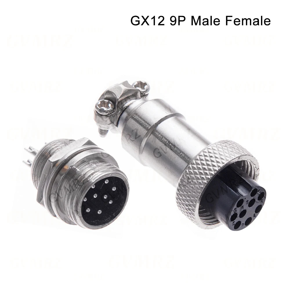 GX12 2 3 4 5 6 Pin Docking Aviation Plug Socket Waterproof Circular Connector