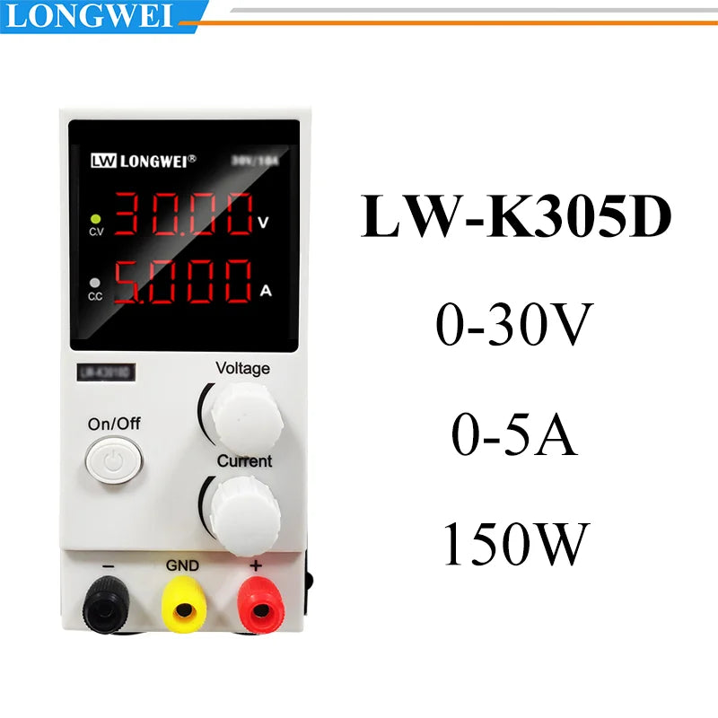 Longwei LW-K3010D 4LED Adjustable DC Power Supply 30V 10A Laboratory Variable Switch Bench Power Supply Stabilized Power Source