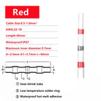 10-200pcs Welding Ring Heat Shrink Tube Terminal Waterproof Electrical Connection Solder Seal Wire Connectors Butt Splice
