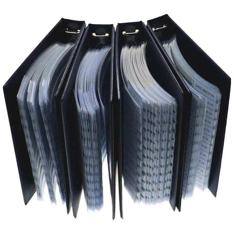 0402 0603 0805 1206 2512 1% SMT Chip Resistor Assortment Kit  SMD Capacitors Sample book