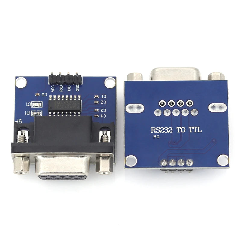 1/3/5Pcs MAX3232 RS232 to TTL Serial Port Converter Module DB9 Connector MAX232 For Arduino Javino