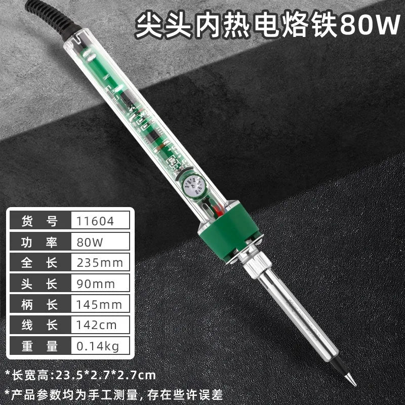 Tuosen 30/40/60/80/100/150W high-power soldering iron with pointed flat head soldering iron 200-240V