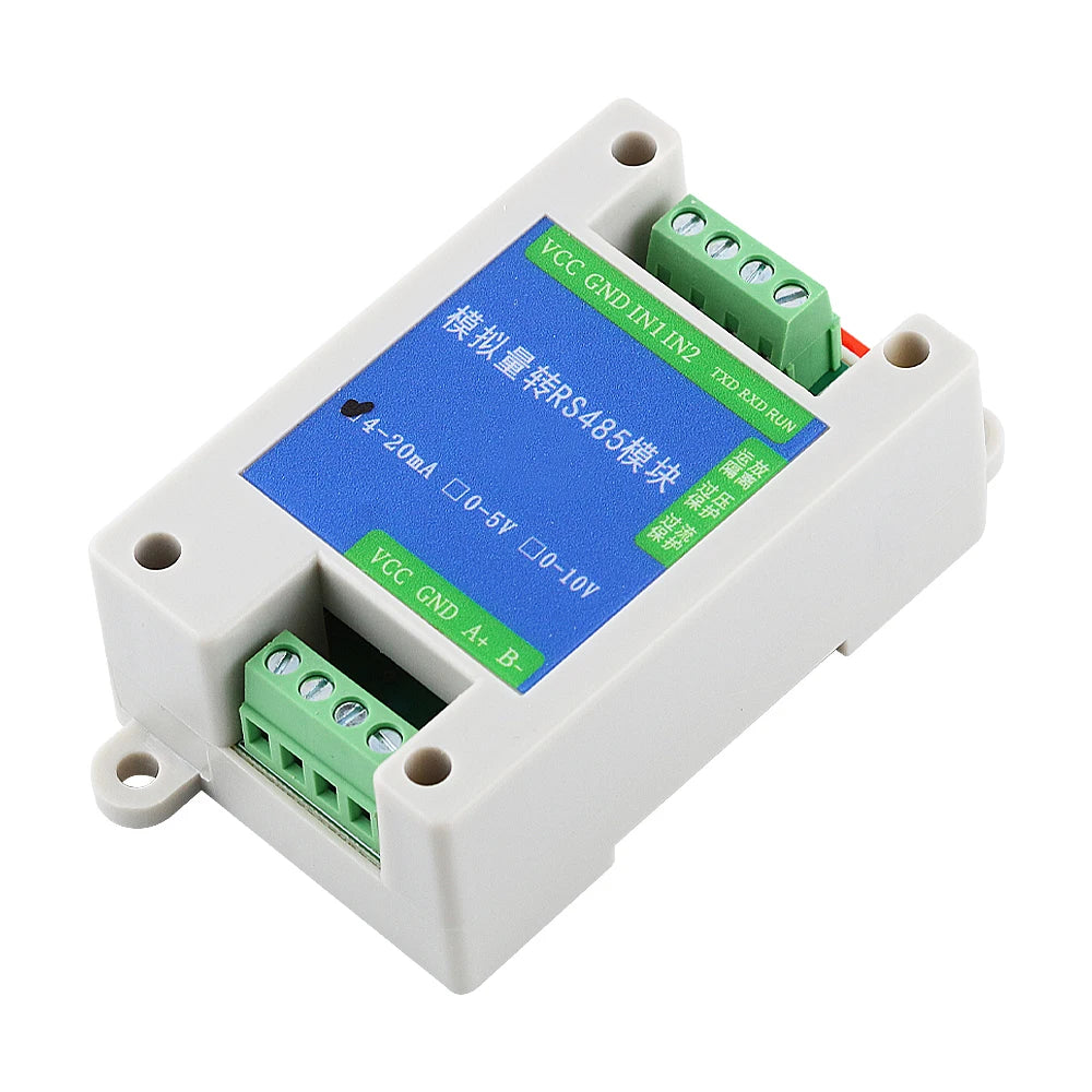 Conversion Module Analog 0-5V 0-10V 4-20mA to RS485 Modbus RTU Protocol 2 4 8 Channel Digital RS485 Transform Modules