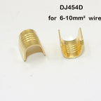 100/200/500/Pcs  U-Shaped Copper Wire Crimps H62 Brass Wire Buckle  Fascia Butt Terminal Quick Connect 454TABC 452 453 0.2-10mm2