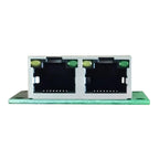 RJ45 Network Adapter Board RJ45 Double Light Female Socket Turn 2.54 Pitch Test Board RJ45 Network Port