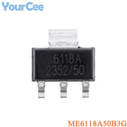 50pcs/10pcs ME6118A33B3G ME6118A50B3G SOT-223 6118A SOT223 3.3V 5V 1A LDO Regulator IC Chip ME6118A33PG ME6118A50PG ME6118A33M3G