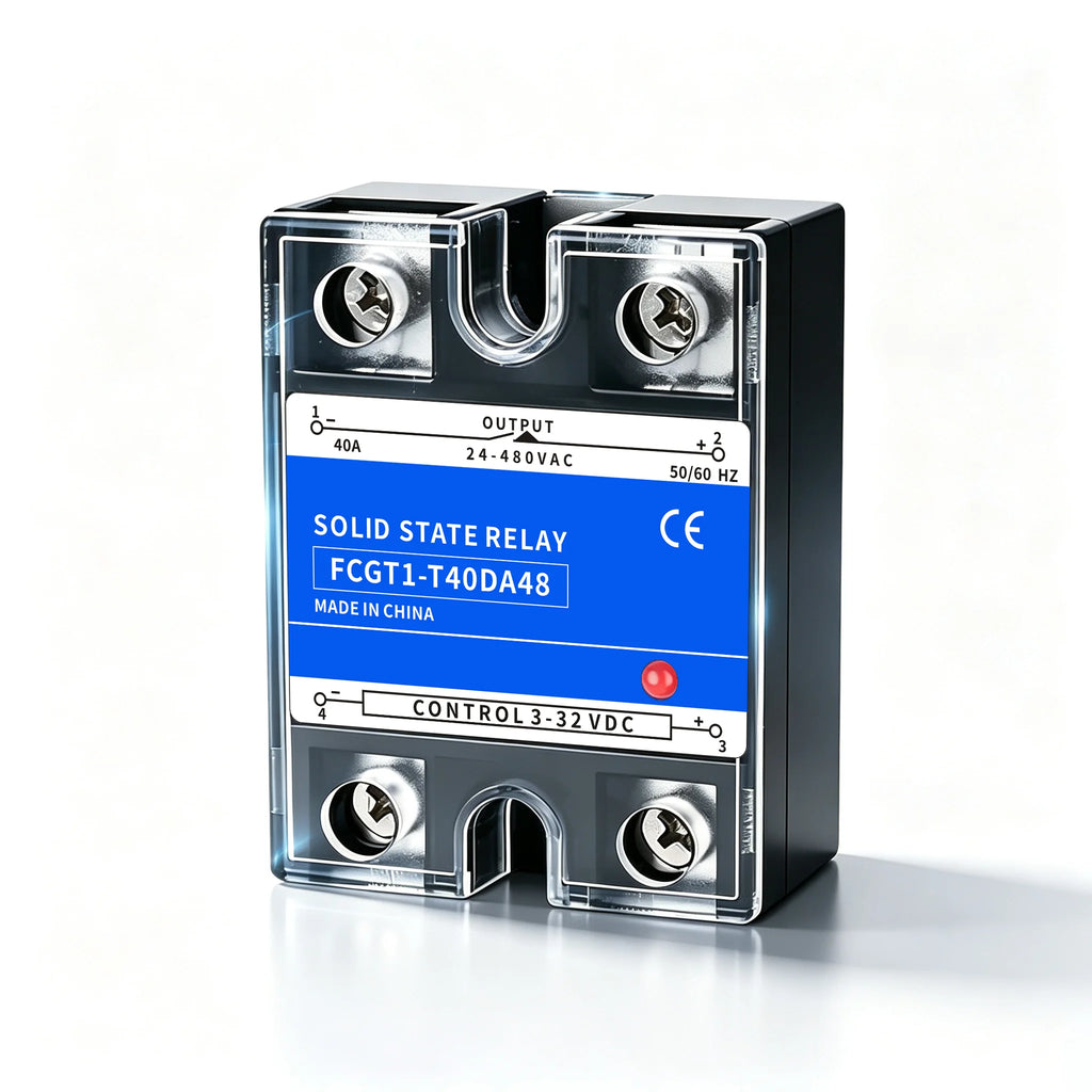 SSR Solid State Relay 10A 25A 40A 60A 80A 100A 120A Single Phase Control Relay DC TO AC DC TO DC AC TO AC
