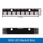 5V 1Bit 3 4Bit 7 8Bit 9 12Bit 16Bit 24Bit 32Bit 64 Bits WS2812 5050 RGB LED Ring Lamp Light + Integrated Drivers For Arduino Diy
